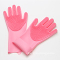 Amazon hot sales magic Silicone dishwashing Kitchen Gloves